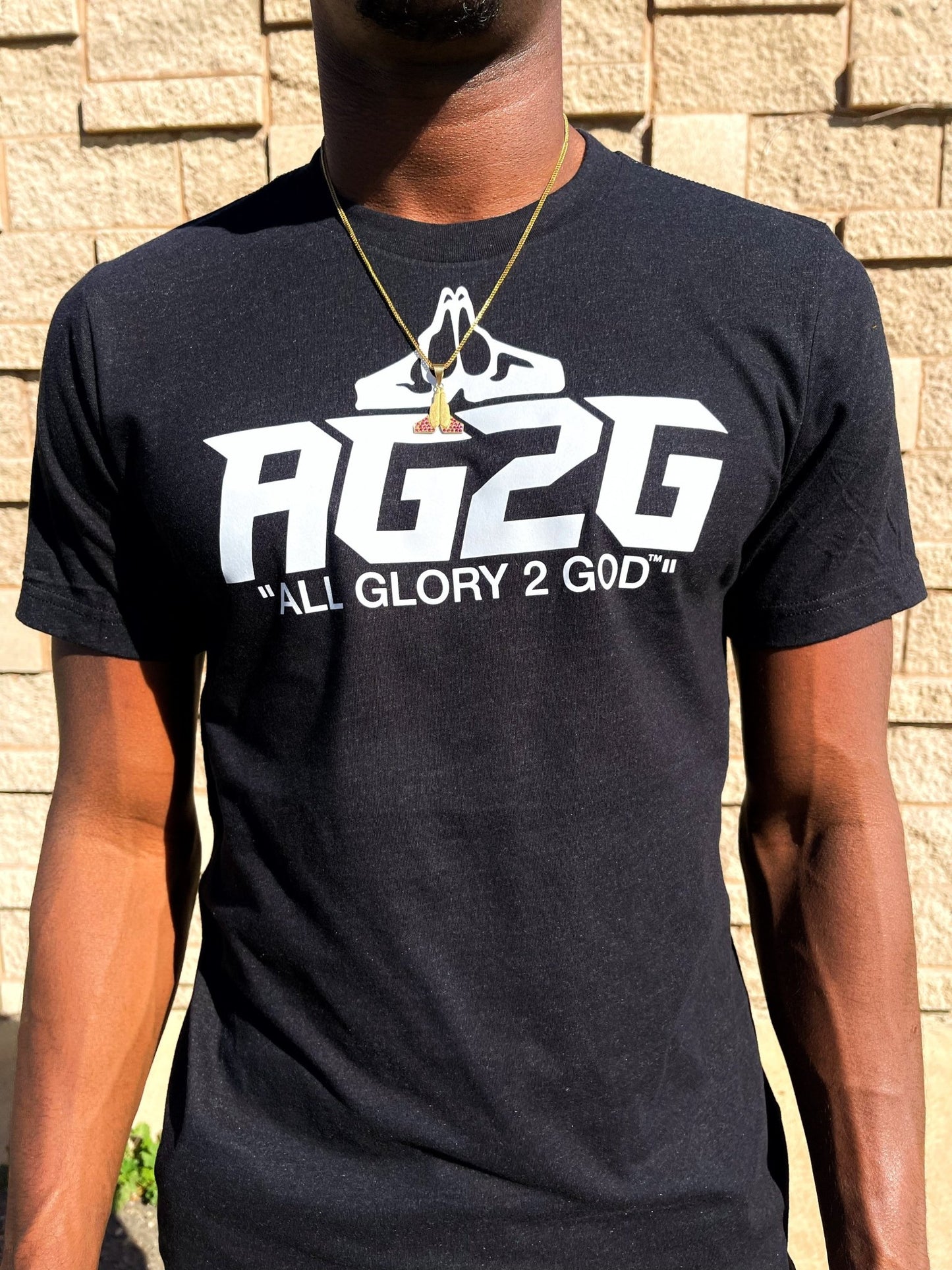 Black Heather Lifestyle "OG" Tee - All Glory To God Apparel @AG2G