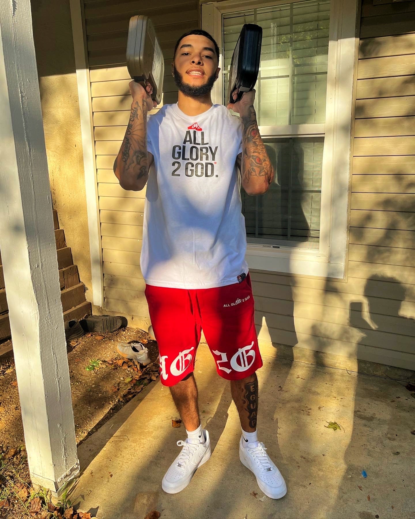 Christian Apparel: All Glory To God ‘Classic’ T-Shirt in Black or White featuring bold lettering. Perfect for Christian t-shirts, Christian streetwear, and Christian athletic wear fans seeking faith-inspired style and comfort.