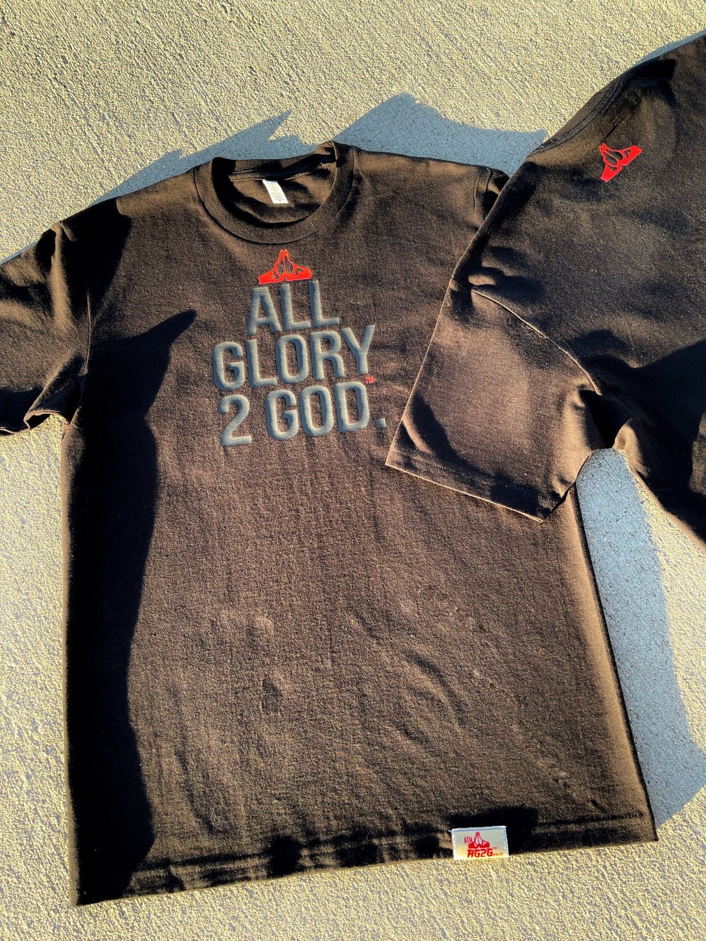 'BlackonBlack' Designer "Classic" Tee - All Glory To God Apparel @AG2G