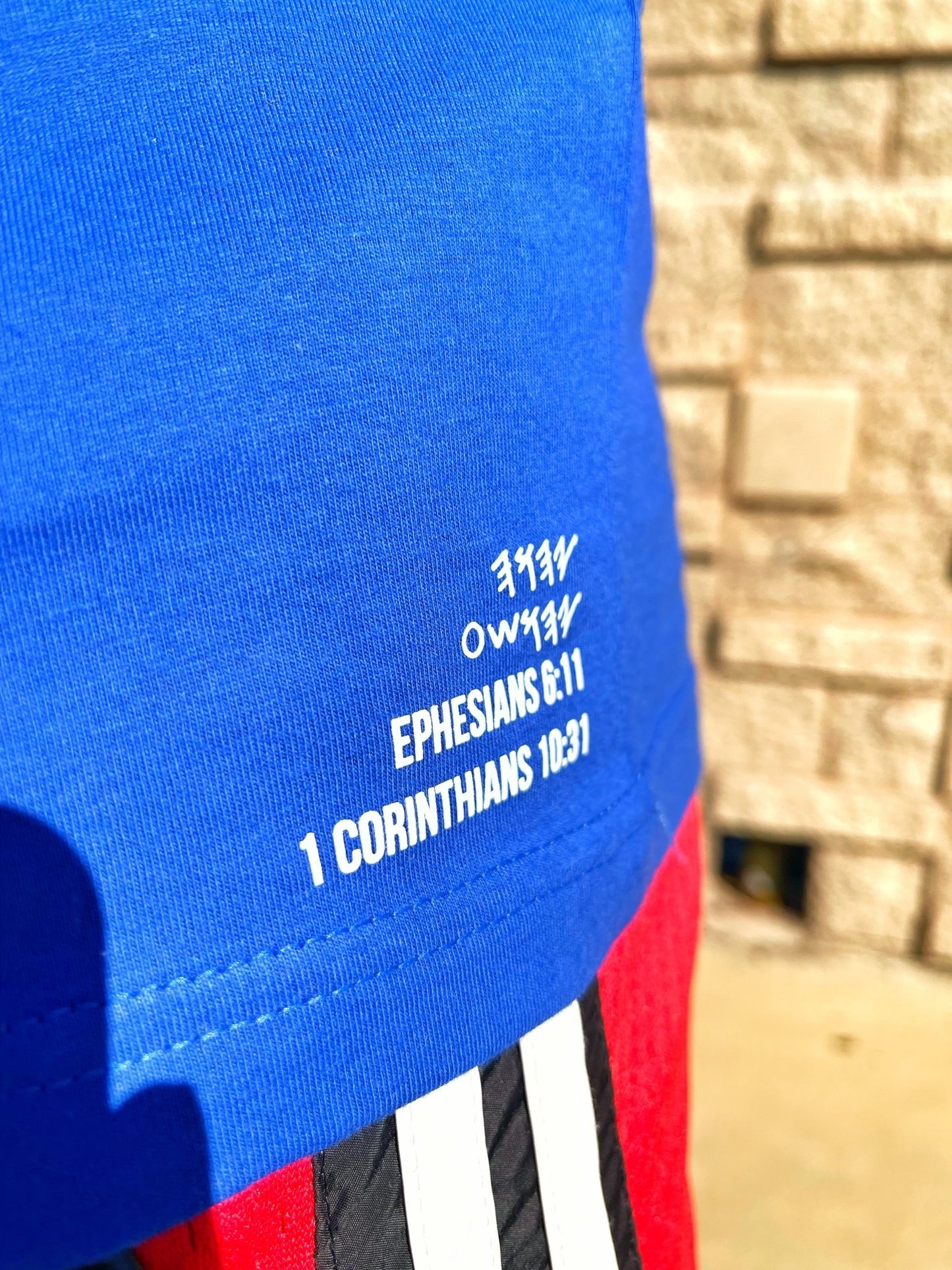 Blue Lifestyle "OG" Tee - All Glory To God Apparel @AG2G