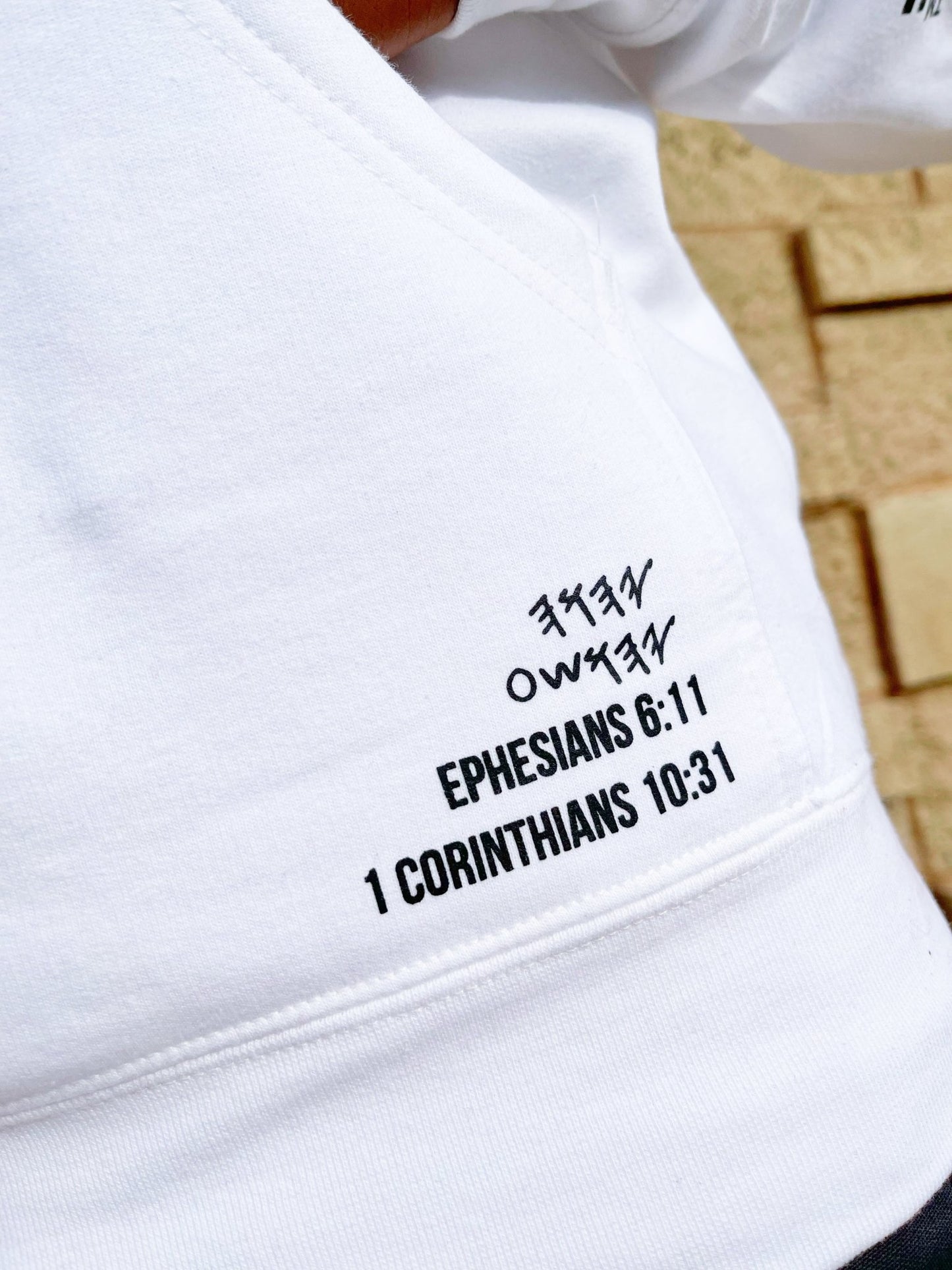 White Lifestyle "OG" Hoodie - All Glory To God Apparel @AG2G