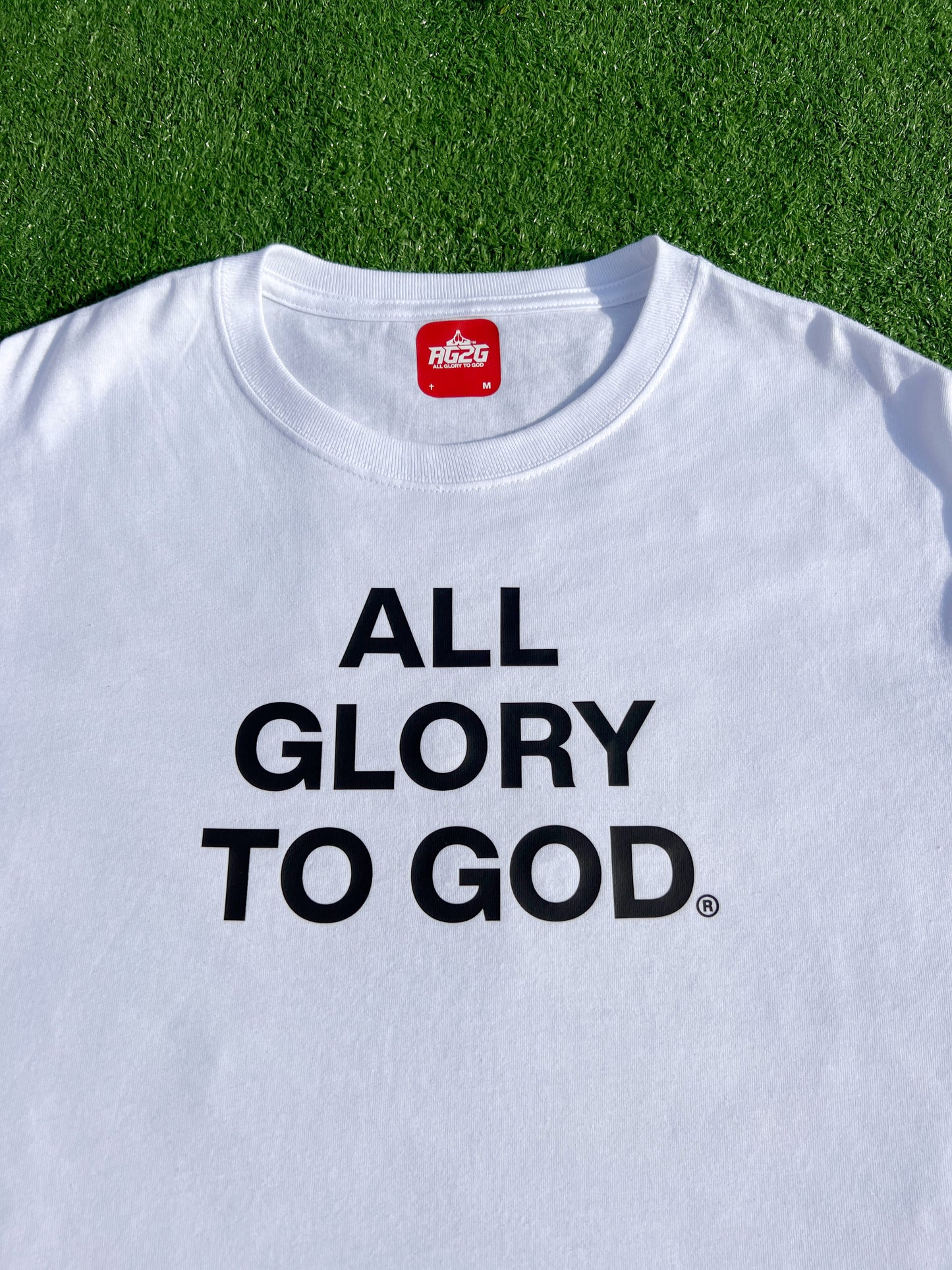 All Glory To God “Essential” T-Shirt 'White' | Christian apparel > t shirts > streetwear