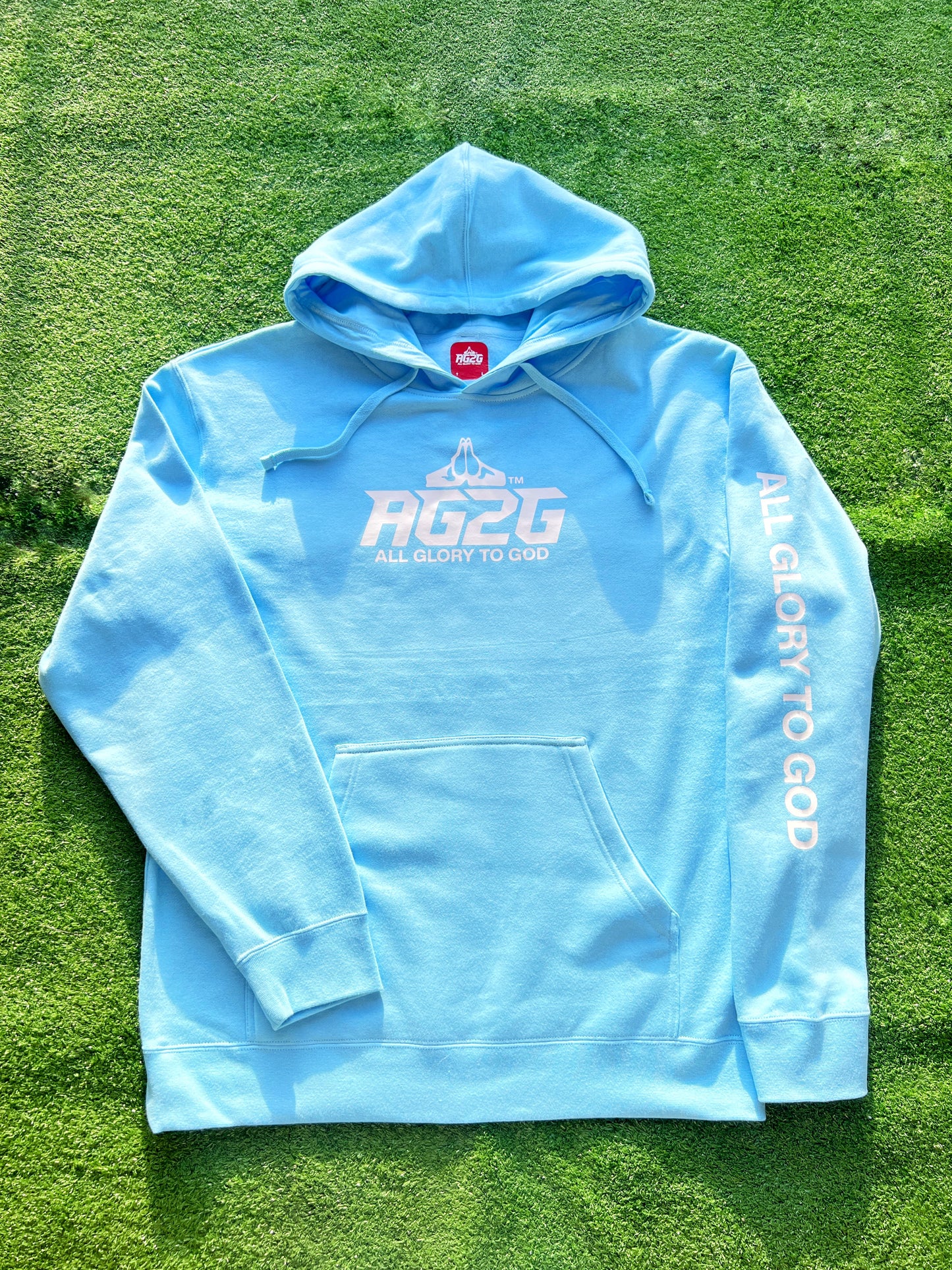 All Glory To God "OG Logo" Hoodie 'Sky Blue'