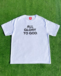 All Glory To God “Essential” T-Shirt 'White' | Christian apparel > t shirts > streetwear