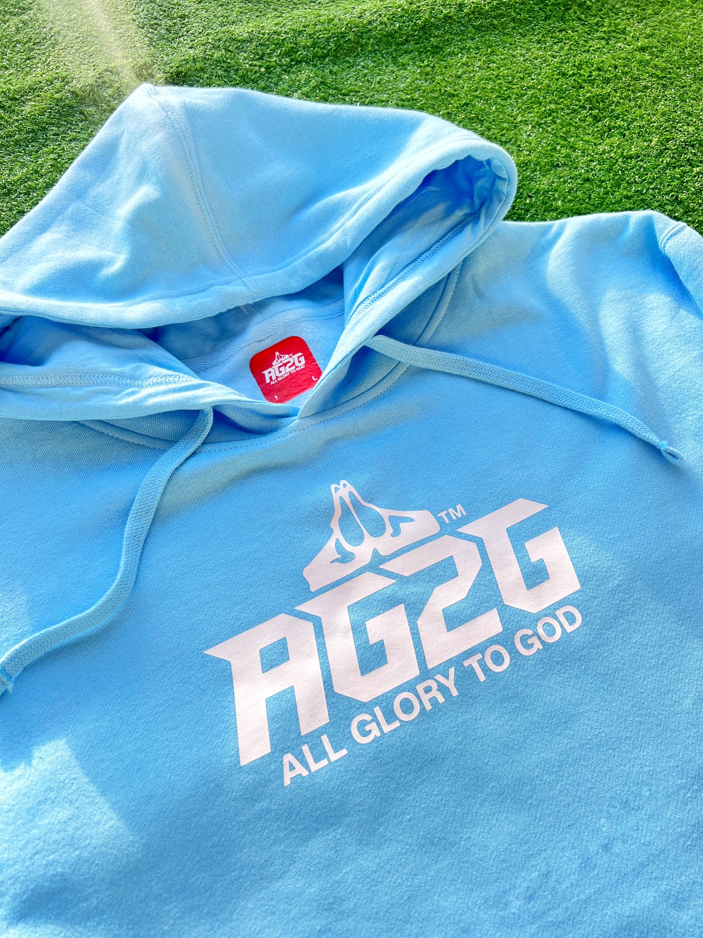 All Glory To God "OG Logo" Hoodie 'Sky Blue'