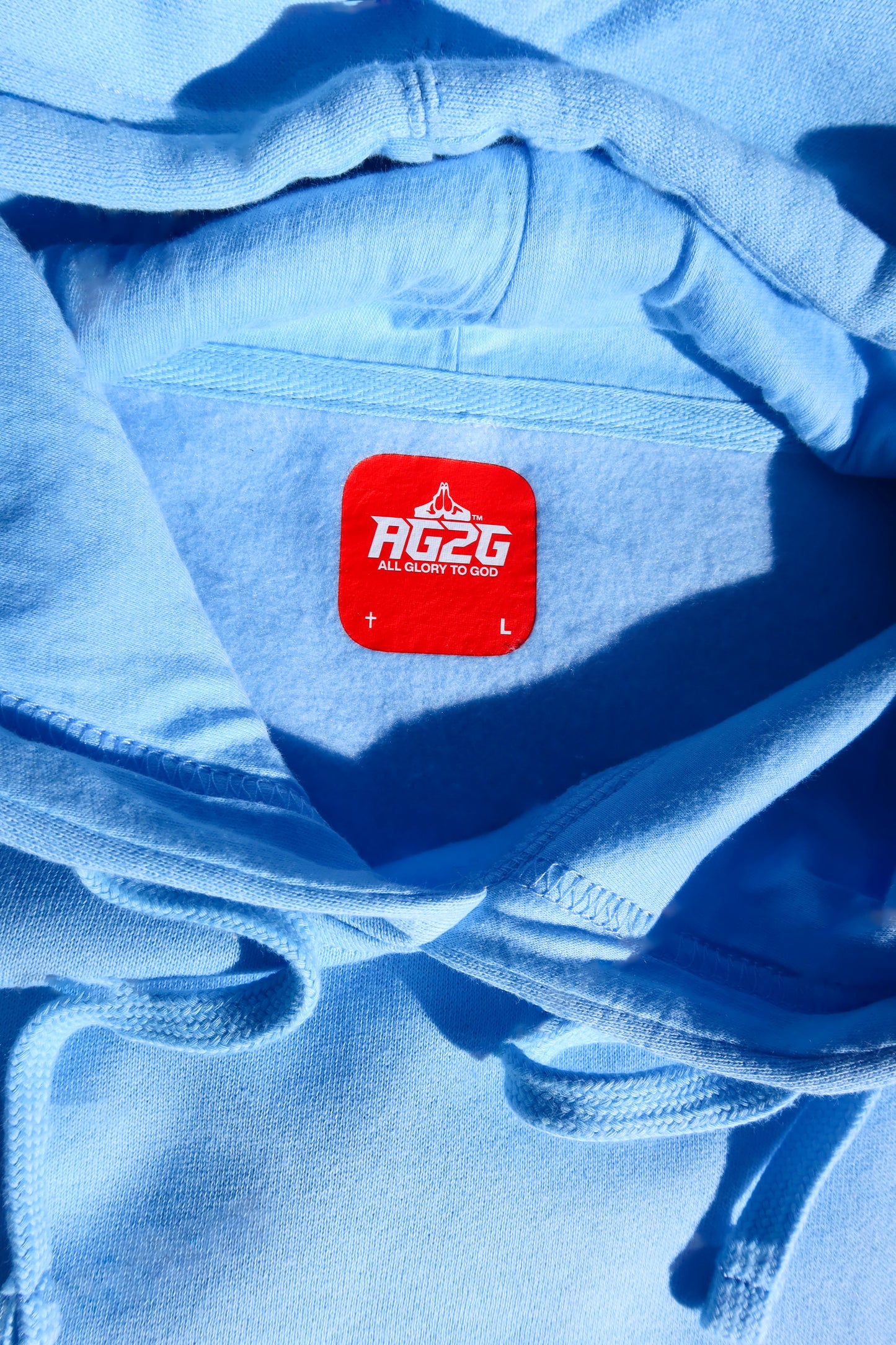 All Glory To God "Essential" Hoodie 'Sky Blue'