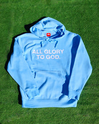 All Glory To God "Essential" Hoodie 'Sky Blue'