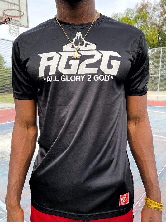 Black Athlete OG Tee - All Glory To God Apparel @AG2G