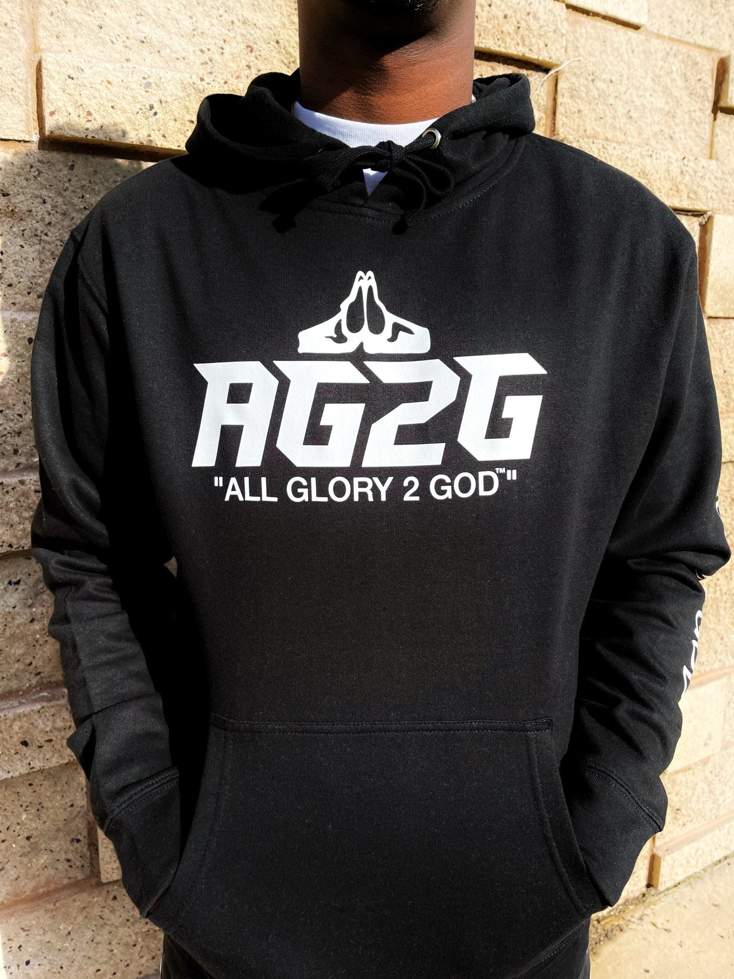 Black "OG Logo" Hoodie - All Glory To God Apparel @AG2G | Christian Hoodies
