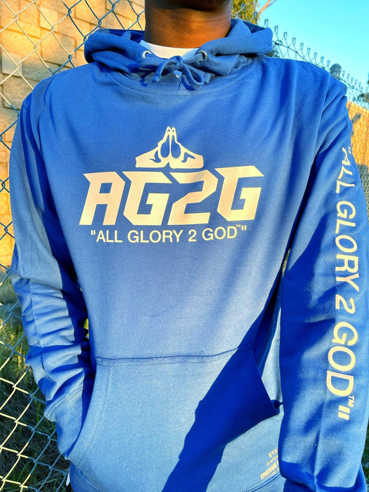 Blue Lifestyle "OG" Hoodie - All Glory To God Apparel @AG2G