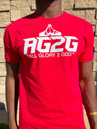 Red "OG Logo" Tee - All Glory To God Apparel @AG2G | Christian t shirts