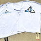 White / Baby Blue TwoToned Designer HangTag Tee - All Glory To God Apparel @AG2G