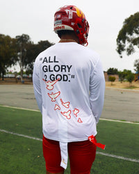 'White Bred' "777 Flocka Doves" FlyFit LongSleeve - All Glory To God Apparel @AG2G | Christian workout clothes